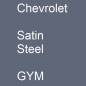 Preview: Chevrolet, Satin Steel, GYM.